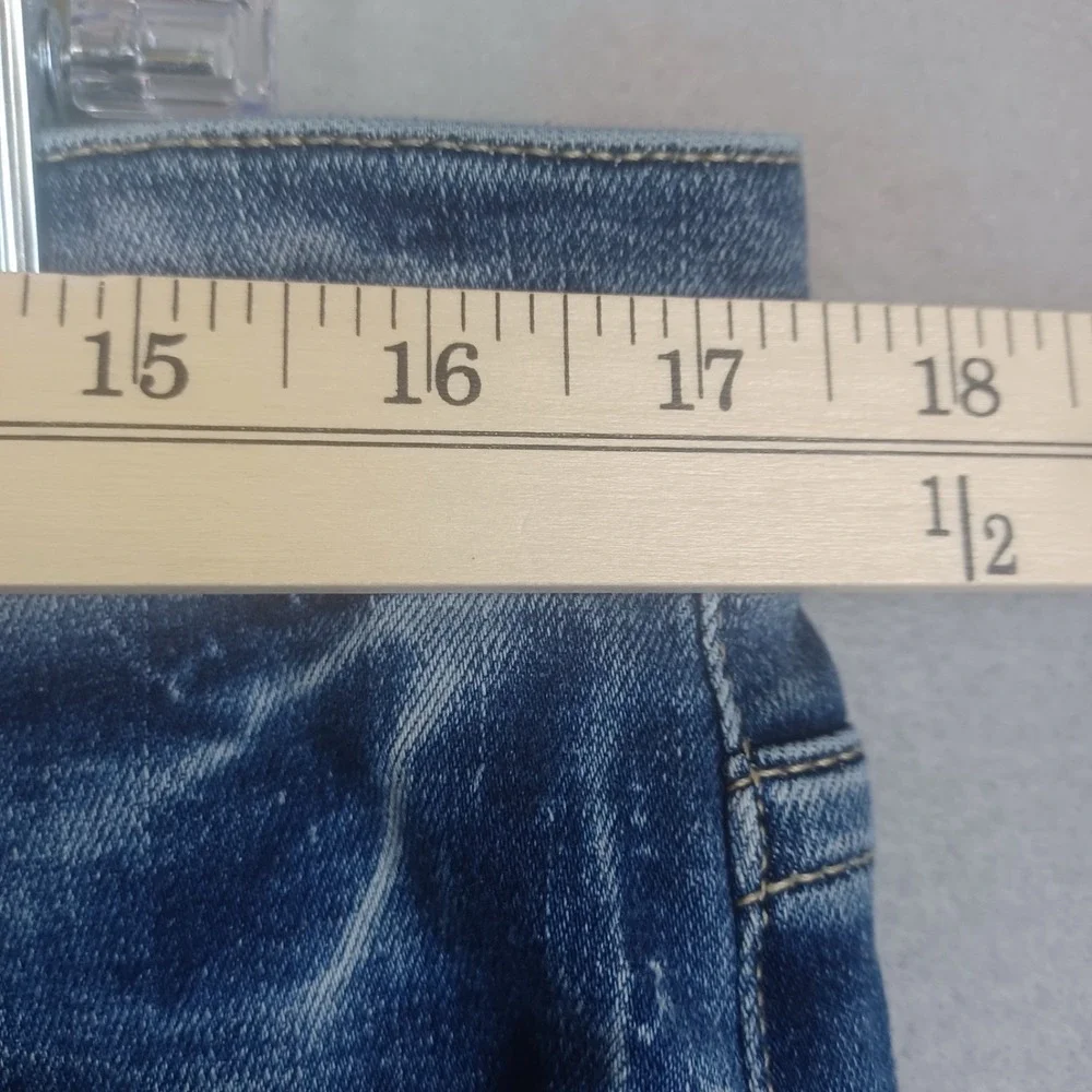 BKE Payton Jeans Womens 31 (fits 34X24) Mid RiseUniversal Fit Straight Leg